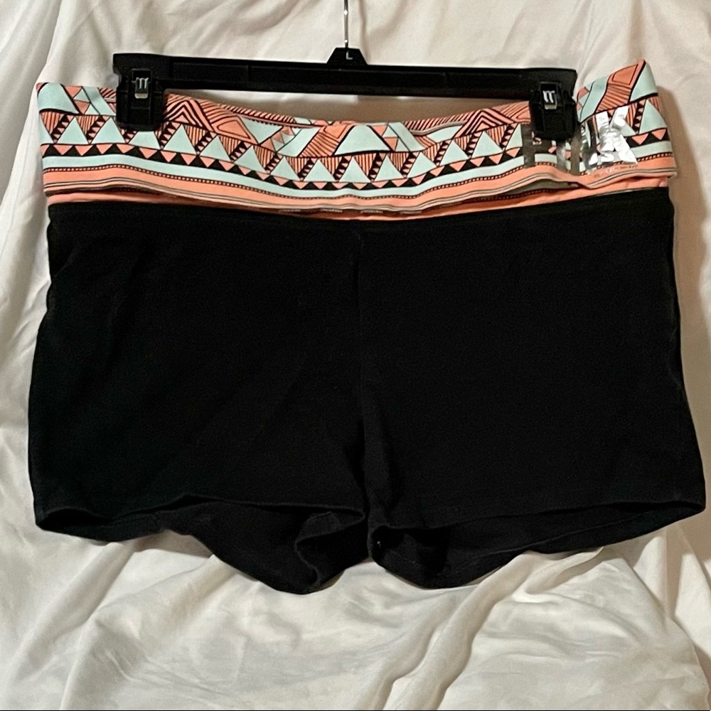 PINK YOGA shorts size Large. Victoria’s Secret